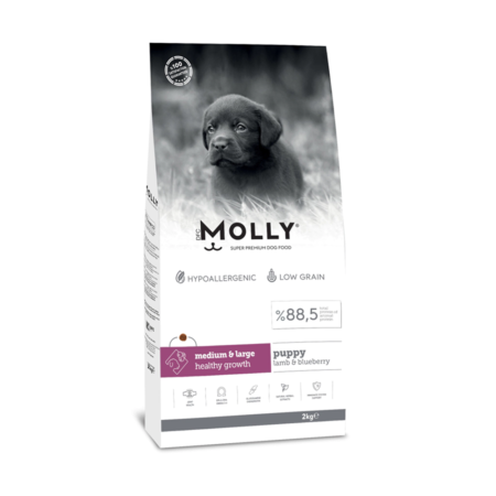 Croquettes Chien Molly 2kg Medium & large helty growth