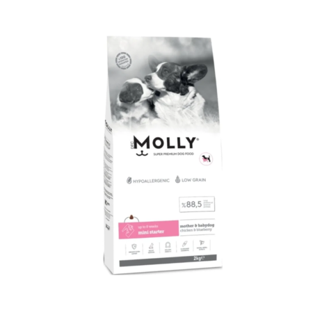 Croquettes Chien Molly 2kg Mini starter