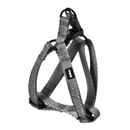 Harnais réglable, réfléchissant, L, 25mm/65-80cm, gris