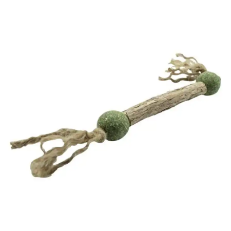 Jouet stick avec balles, herbe à chat/bois de matatabi, chat