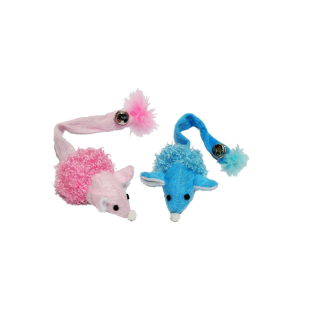 Souris clochette et papierbruissant avec herbe à chat, 8-