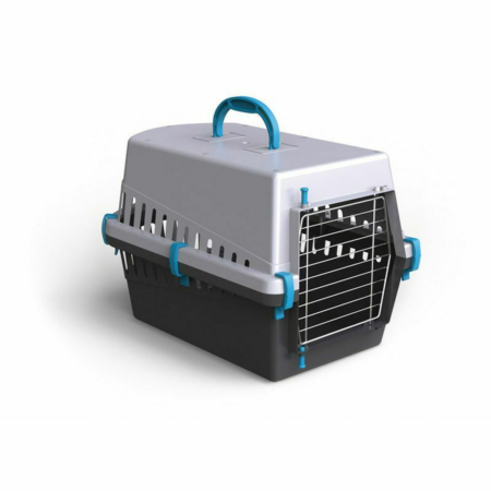Cage de Transport avec Porte Métal – 50x33x32 cm, Robuste