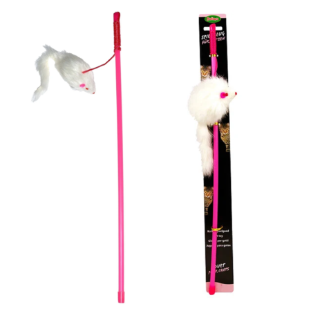 Canne à pêche souris, 45cm