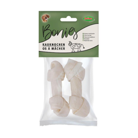 Os noué x2, 11cm, blanc