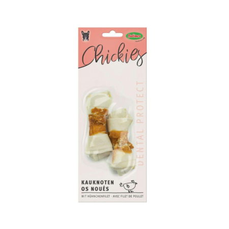 Os noué x2, poulet, M, 65g, blanc