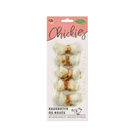 Os noué x5, poulet, S, 50g, blanc