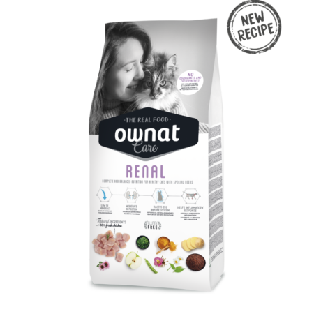 Ownat Care RENAL pour Chat - Croquettes 3KG & 1,5KG (Rénal)