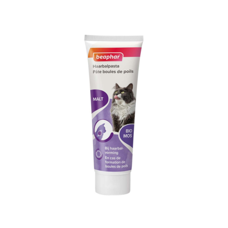 Beaphar Pâte Anti-Boules de Poils au Malt 100g pour Chat