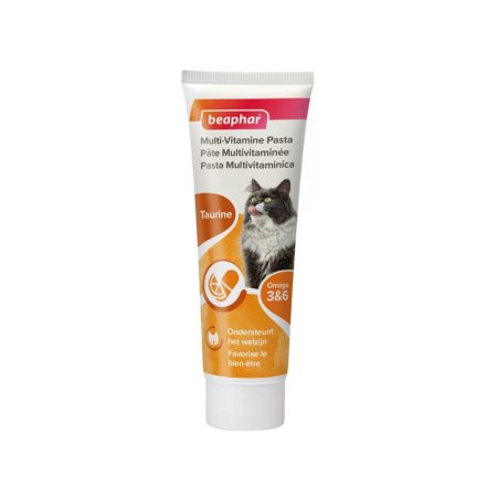 Beaphar Pâte Multivitaminée Chat - Taurine & Omégas 100g