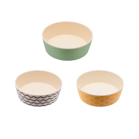 Beco Printed Bowl Small 800mL & Large 1,65L - Save the Bees/Waves