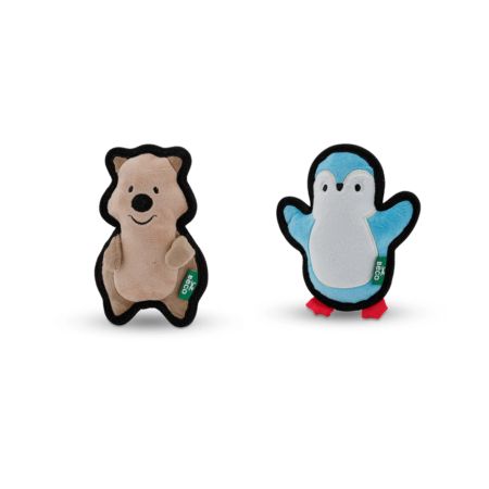Beco Rough and Tough Small - Jouet Penguin & Quokka