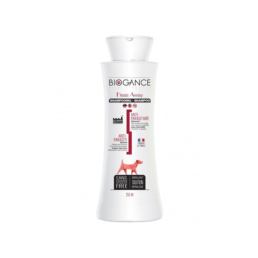 Biogance Shampoing Antiparasitaire Fleas Away 250ml pour Chien Biogance Shampoing Antiparasitaire Fleas Away 250ml pour Chien
