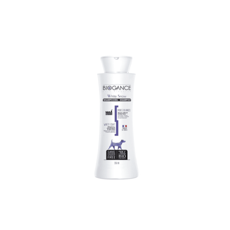 Biogance Shampooing Chien Poils Blancs – Éclat & Blancheur Naturelle (250 ml)