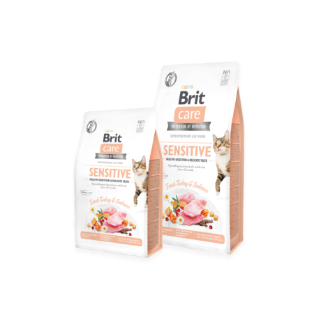 Brit Care Cat Grain-Free Sensitive Healthy Digestion - 400g & 2kg