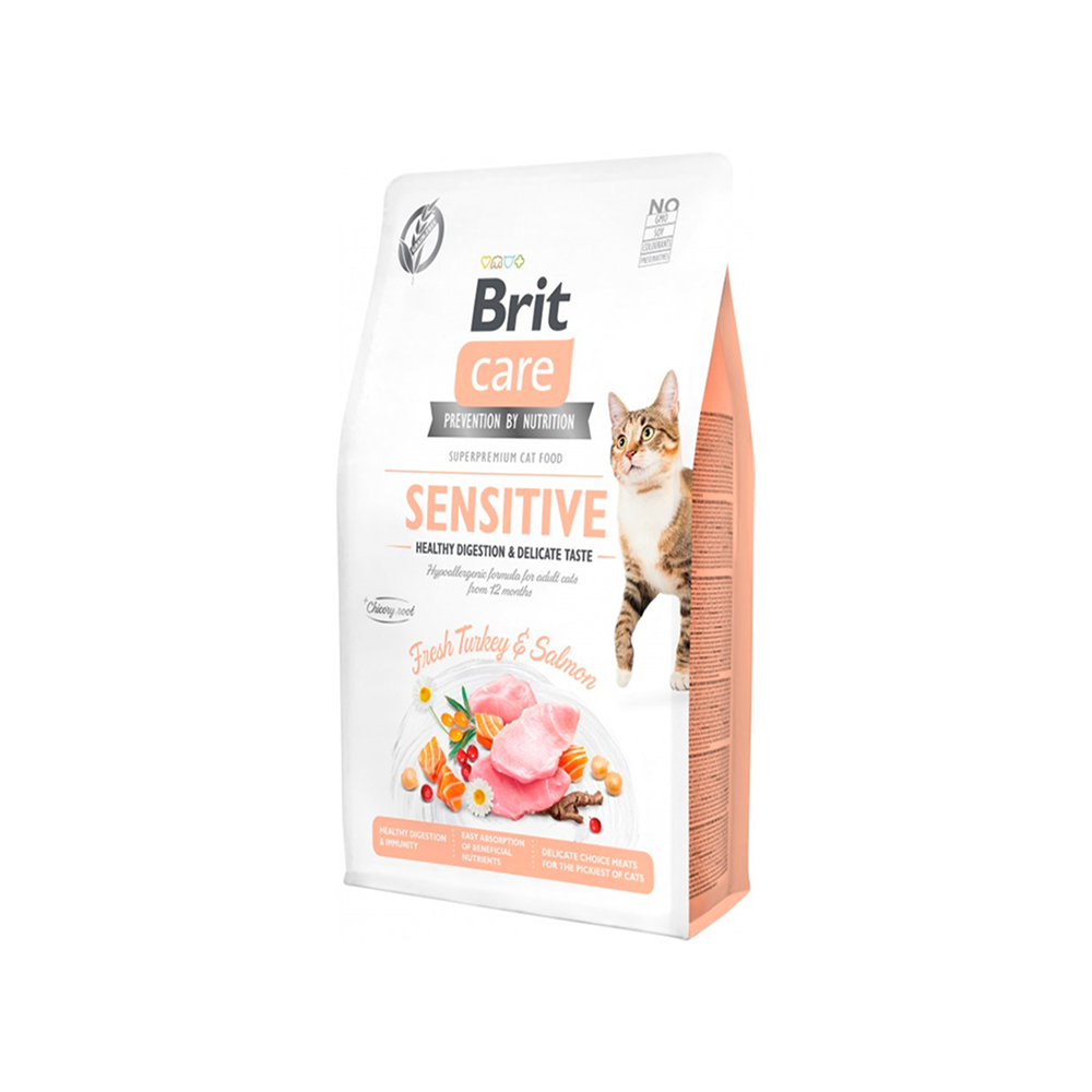 Brit Care Croquettes Chat Sans Céréales Digestion Sensible Brit Care Croquettes Chat Sans Céréales Digestion Sensible