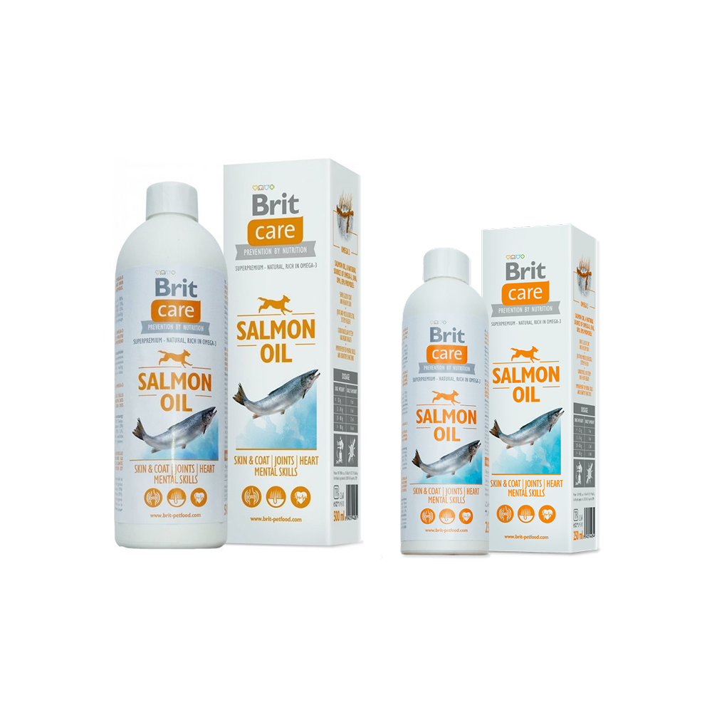Brit Care Huile de Saumon - Chien & Chat - 250ml & 500ml Brit Care Huile de Saumon - Chien & Chat - 250ml & 500ml