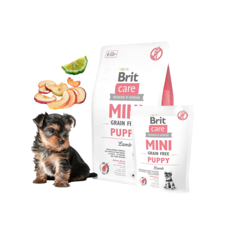 Brit Care Mini Croquettes Chiot Sans Céréales Agneau 400g / 2kg