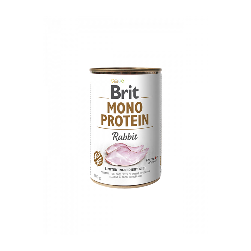 Brit Care Mono Protein Lapin - Aliment Humide pour Chien (Saveur Rabbit) Brit Care Mono Protein Lapin - Aliment Humide pour Chien (Saveur Rabbit)