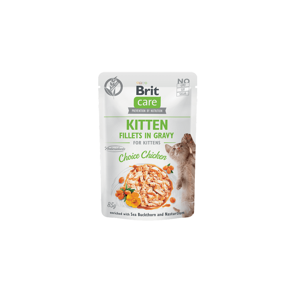 Brit Cat Fillets in Gravy Kitten - Chicken (Brit Care) Brit Cat Fillets in Gravy Kitten - Chicken (Brit Care)