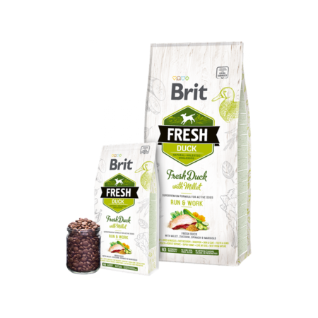 Brit Fresh Canard Millet Active Run & Work 2.5kg/12kg