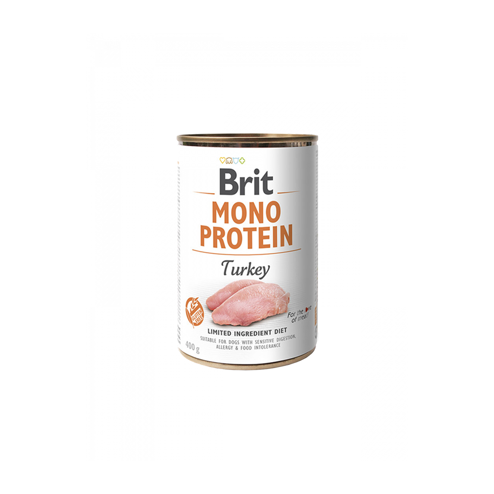 Brit Mono Protein Dinde 400g - Pâtée Hypoallergénique pour Chien Brit Mono Protein Dinde 400g - Pâtée Hypoallergénique pour Chien