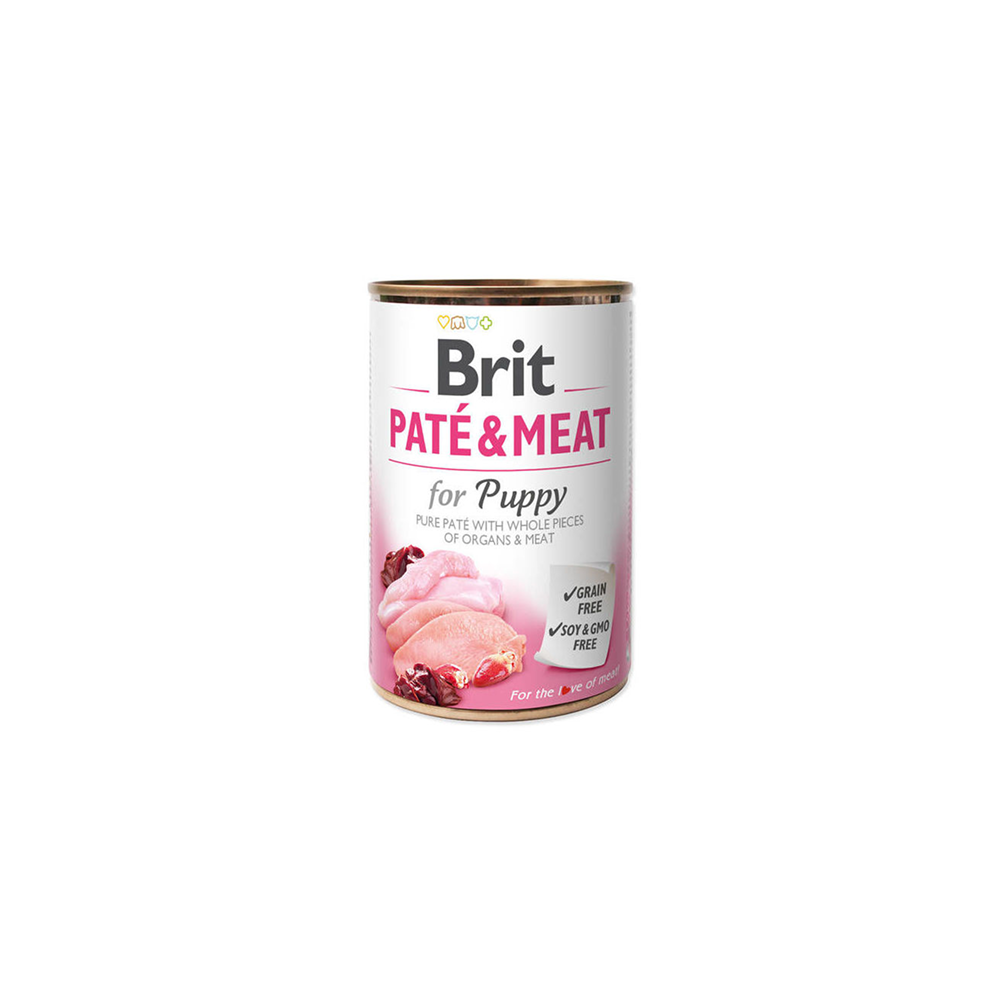Brit Paté & Meat Chiot Poulet Dinde 400g - Alimentation Complète Brit Paté & Meat Chiot Poulet Dinde 400g - Alimentation Complète
