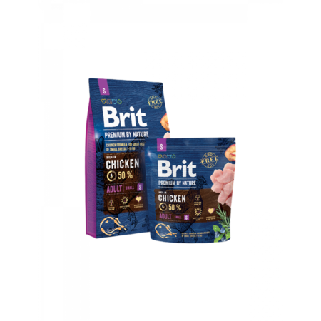 Brit Premium by Nature Adult S - Croquettes Chien 3kg & 8kg Brit