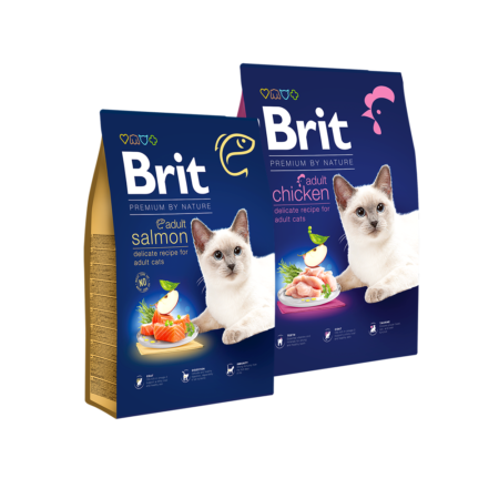 Brit Premium by Nature Cat Adult 1,5 kg - Chicken & Salmon