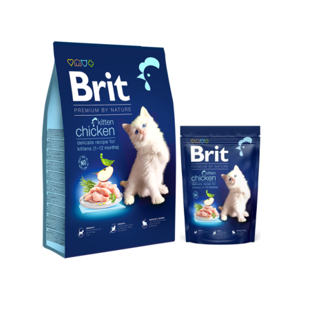 Brit Premium by Nature Cat. Kitten Chicken - 1,5kg & 8kg