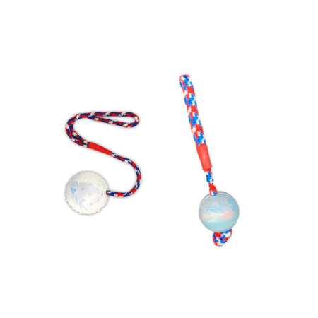 Bubimex Balle avec Corde pour Chiens 5cm - 20cm & 30cm (Jouet)