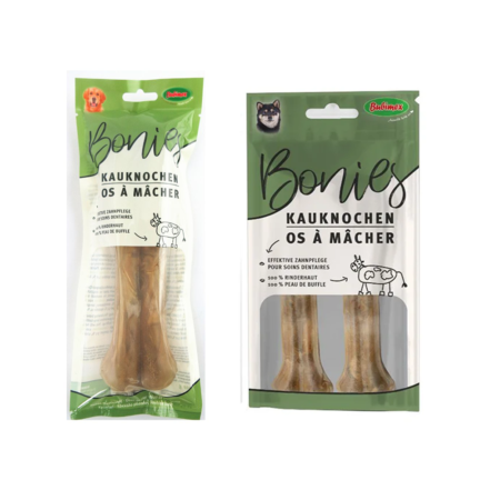 Bubimex Os à Mâcher X2 _ 11cm & 13cm - Double Plaisir pour Chiens