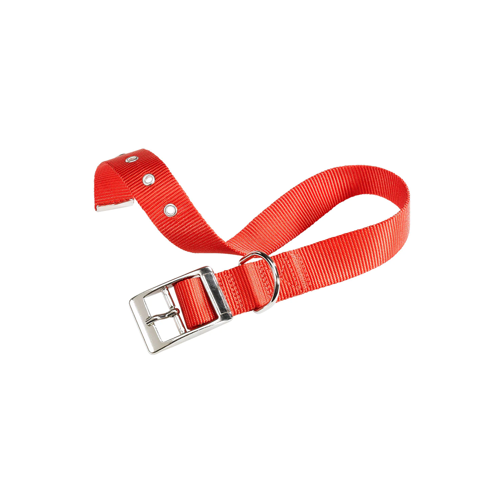Collier pour chien en nylon L _ Rouge Collier pour chien en nylon L _ Rouge