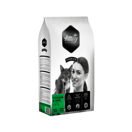 Croquettes Chat Amity 1.5kg Chiken Rice Adulte