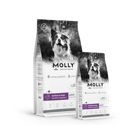 Croquettes Chien Molly 2kg Mini adult sensitive digestion