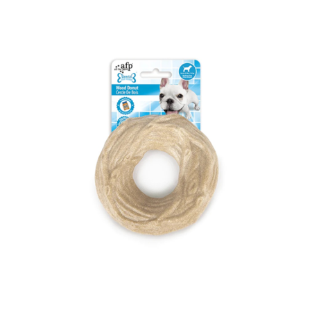 Dental Chews - Wood Donut - Peanut Butter Flavor Infused