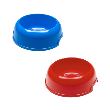 Ferplast - Bol Plastique Anti-dérapant avec Poignée (0,5L à 2L)