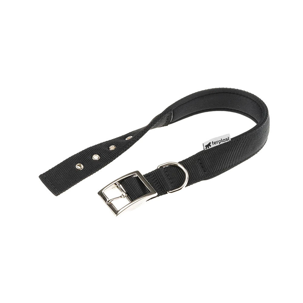 Ferplast Collier Chien Nylon Réglable A_ 55-63 cm Noir Ferplast Collier Chien Nylon Réglable A_ 55-63 cm Noir