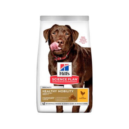 Hill's SP Healthy Mobility Chien Adulte Grande Race Poulet (14kg)