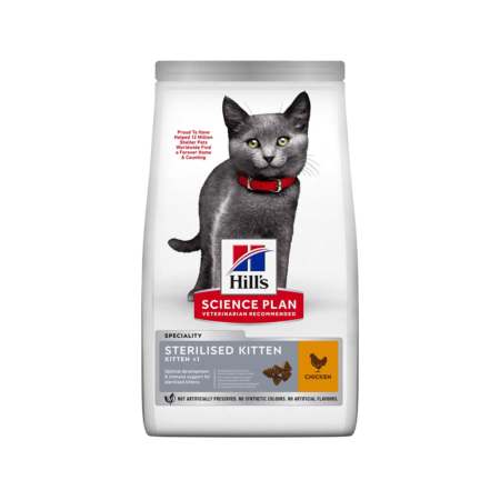 Hill's Science Plan Chaton Stérilisé Poulet (1,5 kg) - Croquettes