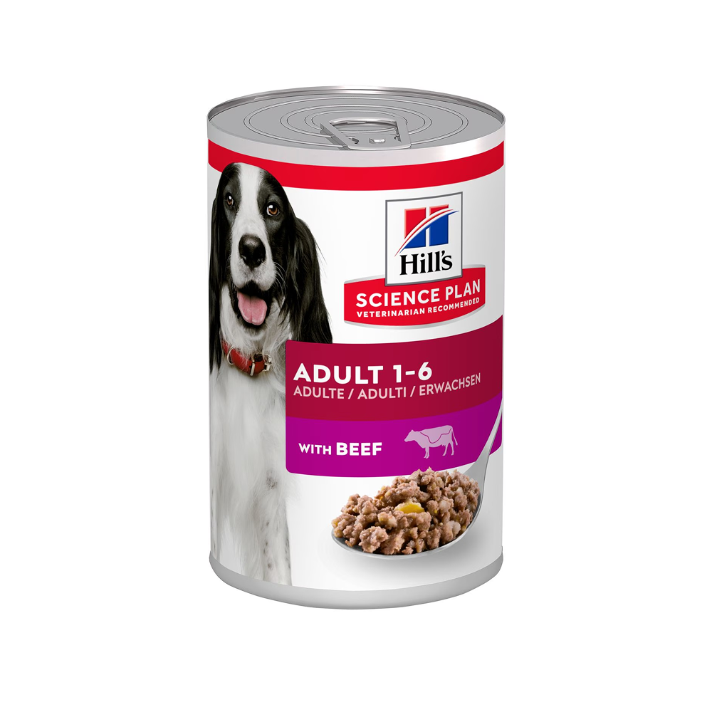 Hill's Science Plan Pâtée Chien Adulte Bœuf 370g Hill's Science Plan Pâtée Chien Adulte Bœuf 370g