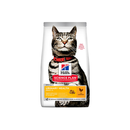 Hill's Science Plan Urinary Health Chat Adulte Poulet 7kg - 1.5kg