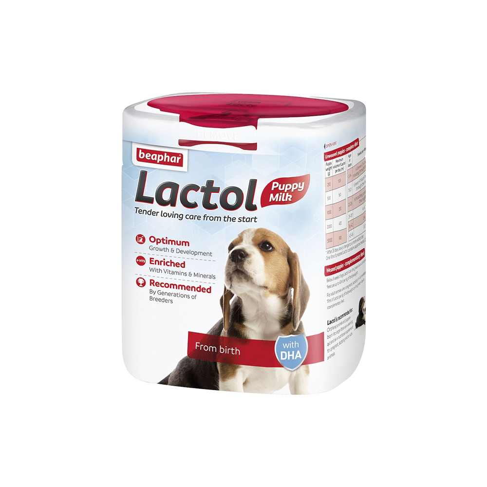 LACTOL, lait maternisé pour chiot 500g LACTOL, lait maternisé pour chiot 500g