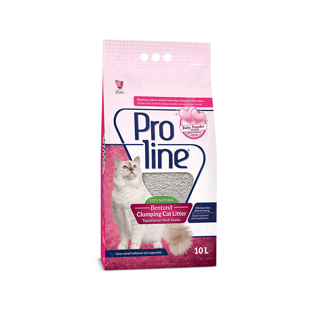 Litière Chat Proline BabyPowder 10L Litière Chat Proline BabyPowder 10L