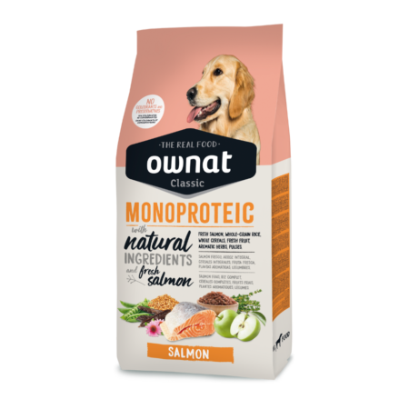 Ownat MONOPROTEIC SALMON Chien - 12KG & 4KG