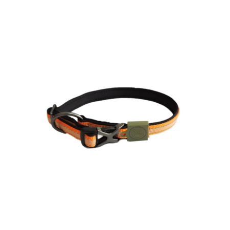 Off Street - Dog Collar Tangerine S-M-L