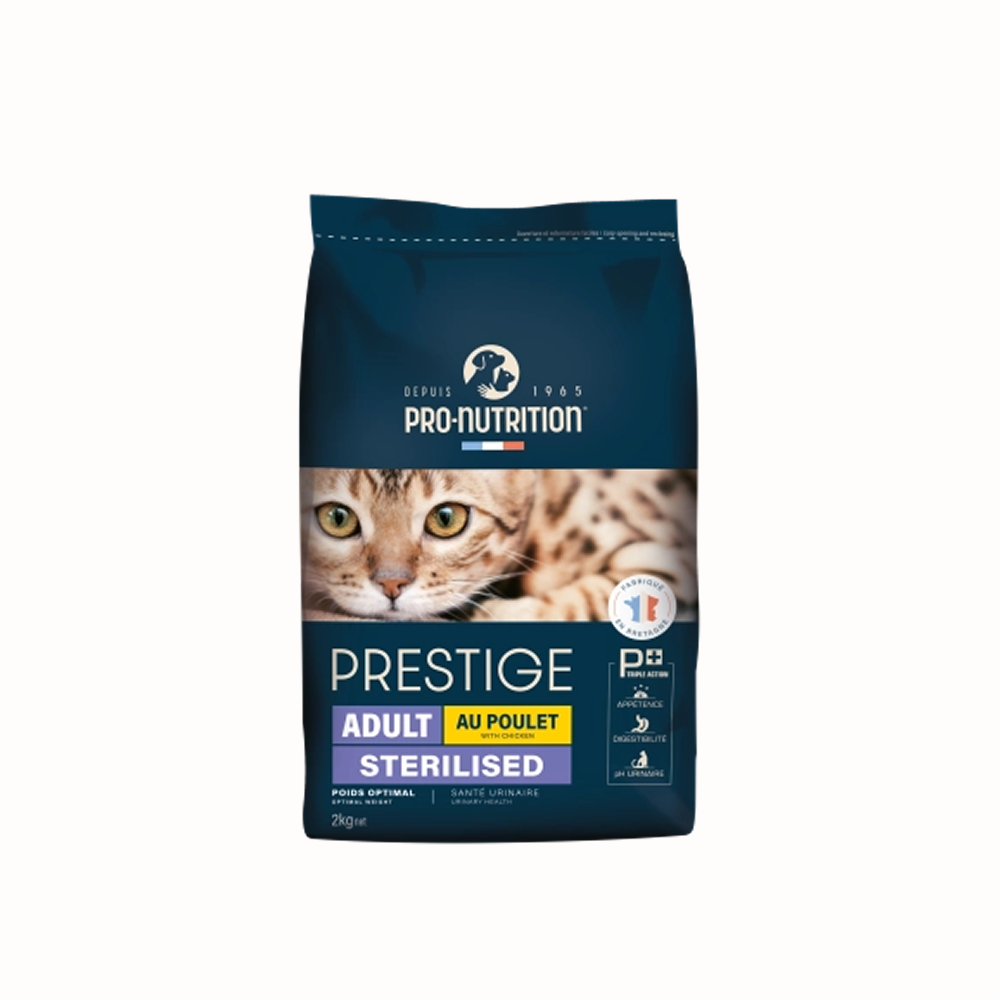 PRESTIGE ADULT STERILIZED AU POULET - 2KG - Chat PRESTIGE ADULT STERILIZED AU POULET - 2KG - Chat