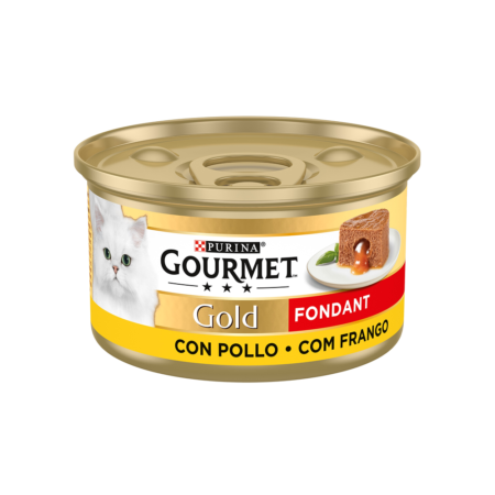 Pattés en boite Chat Purina Gourmet Gold Fondant Poulet
