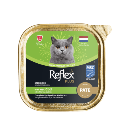 Pattes en boite Chat Reflex 85Gr Sterilised cod