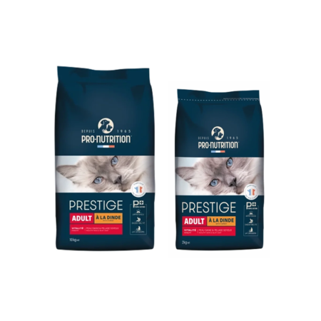 Prestige Croquettes Adulte Dinde Chien - 2kg & 10kg