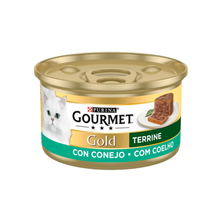Pattés en boite Chat Purina Gourmet Gold Terrine Lapin